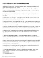 ENGLISH PAGE   conditional exercise 8 