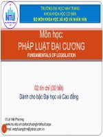 Pháp luật đại cươnglê việt phương 