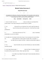 ENGLISH PAGE   modal verbs exercise 5 