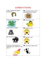 40288 superstitions using first conditional 