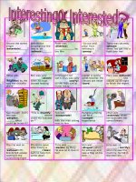 26555 interested or interesting adjectives ending in ed  ing 