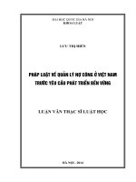 Pháp luật về quản lý nợ công ở việt nam trước yêu cầu phát triển bền vững 