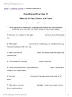 ENGLISH PAGE   conditional exercise 11 