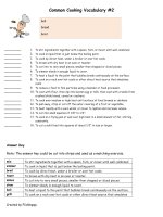 17155 common cooking vocabulary 2 