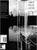 An outline of american literature 