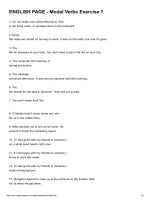 ENGLISH PAGE   modal verbs exercise 7 