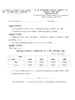 Đề thi khảo sát chất lượng đầu năm môn Địa lý lớp 11 trường THPT Thuận Thành số 3, Bắc Ninh năm học 2014 - 2015