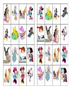45770 bingo for young learners  present continuous with disney 
