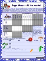 8765 logic game 22nd  at the market  with key  for intermediate ss  fully editable   reuploaded msword2003 