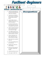 11981 funsheet for beginners occupations 