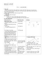giáo án hình học 6. tiết 26. Tam giác