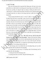 Rèn luyện cho học sinh kỹ năng tính khoảng cách trong hình học không gian 