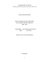 Đảng lãnh đạo xây dựng, phát huy sức mạnh hậu phương miền bắc ( 1965 1972) 