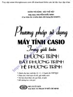 Giải phương trình hệ phương trình bất phương trình bằng casio