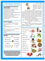 23950 our school holidays  