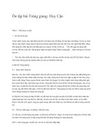 Ôn tập bài Tràng Giang