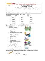 de kiem tra hoc ky 1 mon tieng anh lop 3 chuong trinh tieng anh 10 nam nam hoc 2015 2016 