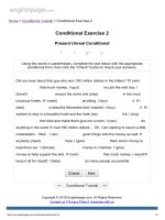 ENGLISH PAGE   conditional exercise 2 