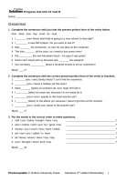 PROGRESS TEST (2) ...