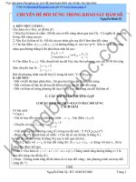 Chuyên đề đối xứng trong khảo sát hàm số 