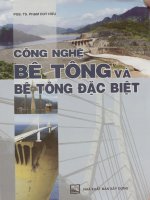 Công nghệ bê tông và bê tông đặc biệt  phạm duy hữu 