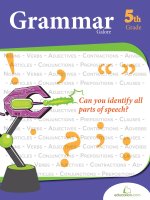 Grammar galore 5th grade can you identify all parts of speech 