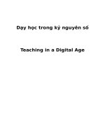 Dạy học trong kỷ nguyên số Teaching in a Digital Age
