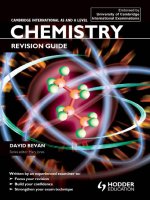 Cambridge international AS and a level chemistry revision guide 