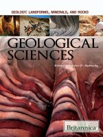 Geological sciences geology landforms, minerals, and rocks 
