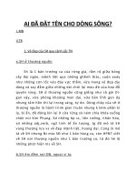 AI ĐÃ ĐẶT TÊN CHO DÒNG SÔNG