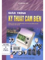 Giáo trình kỹ thuật cảm biến dùng cho các trường đào tạo hệ cđ nghề và TC nghề  vũ quang hồi 