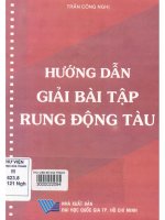 Hướng dẫn giải bài tập rung động tàu  trần công nghị 