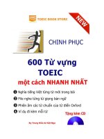 CHINH PHỤC 600 từ VỰNG TRONG kỳ THI TOEIC 