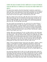 TOPIC nếu bạn có một cỗ máy THỜI GIAN và bạn có THỂ DI CHUYỂN đến bất cứ THỜI GIAN nào 