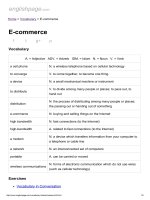 ENGLISH PAGE   e commerce 