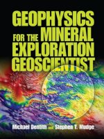 Geophysics for the mineral exploration geoscientist 