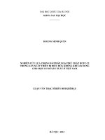 Nghiên cứu lựa chọn giải pháp loại trừ chất HCFC 22 trong sản xuất thiết bị điều hòa không khí gia dụng cho một cơ sở sản xuất ở việt nam 