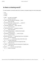 Is there a missing word    free english grammar, vocabulary and phrase tests 