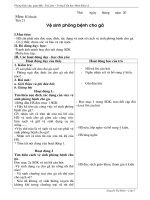 Giáo án môn kĩ thuật lớp 5 tiết 21