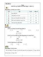 ĐÁP ÁN TOÁN LỚP 5 KÌ 1