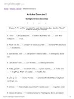 Articles exercise 2 