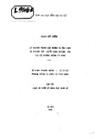 Lý thuyết vecto đặc trưng và ứng dụng để nghiên cứu sự ổn định nghiệm của các hệ phương trình vi phân 
