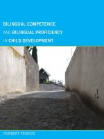 Bilingual competence and bilingual proficiency in child development 