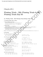 FREE Tổng hợp bài tập phương trình hệ phương trình bất phương trình hay