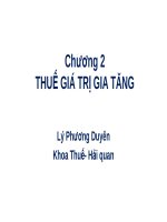 slide Thuế Gía Trị Gia Tăng 2016  PGS.TS LÝ PHƯƠNG DUYÊN Khoa ThuếHải Quan Học Viện Tài Chính
