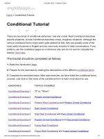 ENGLISH PAGE   conditional tutorial 