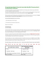 Thì quá khứ hoàn thành  thì quá khứ hoàn thành tiếp diễn (the past perfect  the past perfect continuous) 