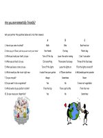 26336 are you environmentally friendly  questionnaire with answer key 