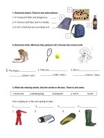 5555 future tense be going to  clothes and weather 