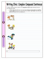 5034 writing clinic complex compound sentences 